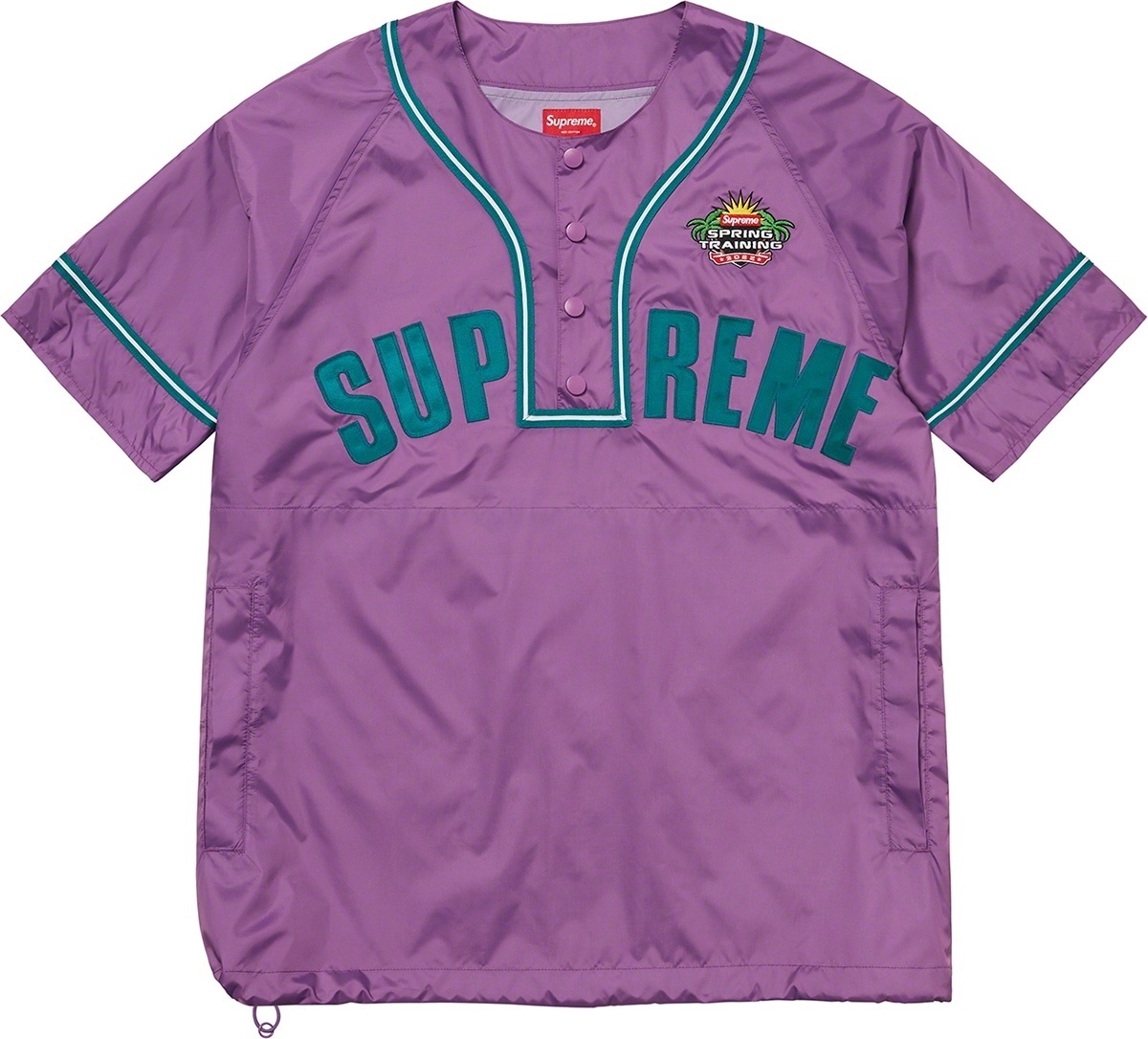 Snap-Off Sleeve L/S Baseball Top view 6